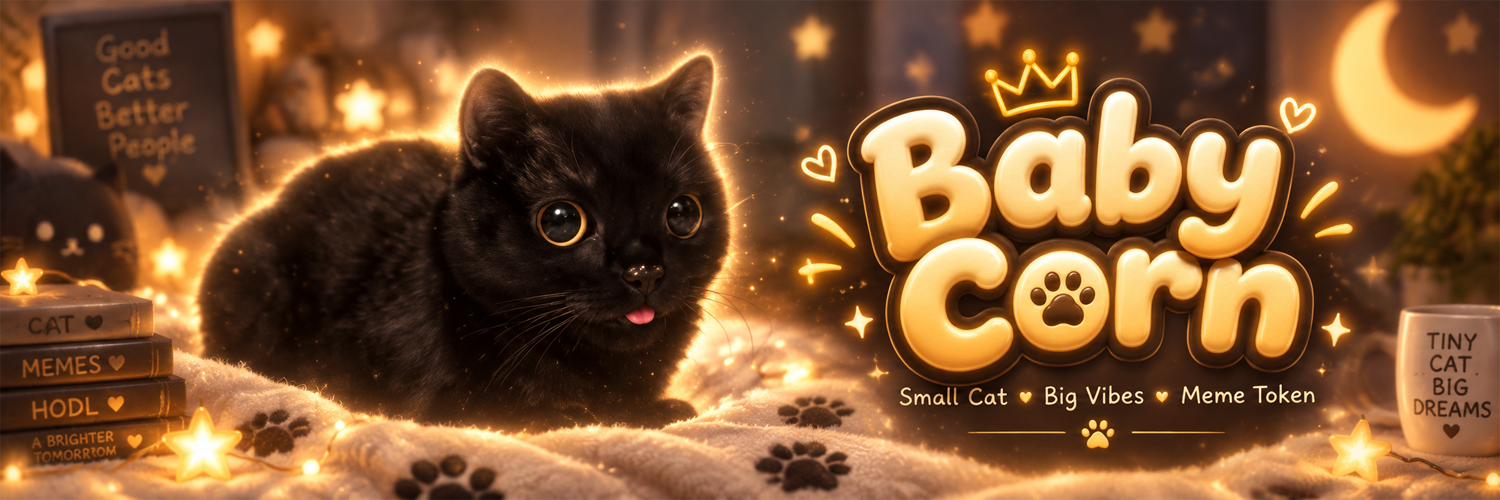 Baby Corn the Cat banner