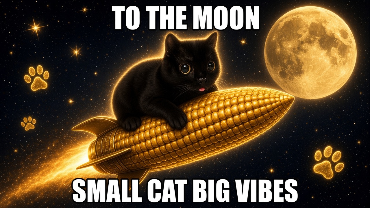 Baby Corn to the moon meme